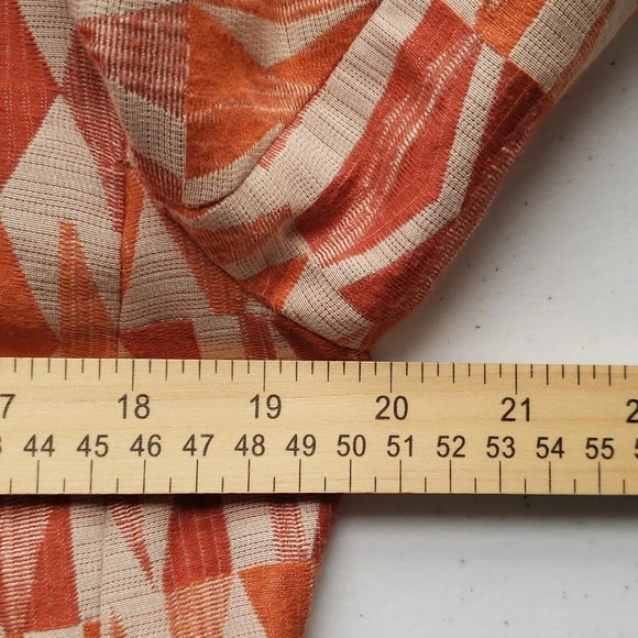 Doncaster Cotton Silk Blend Blazer Women's 10 Orange Tan Office Career Work - Picture 8 of 13